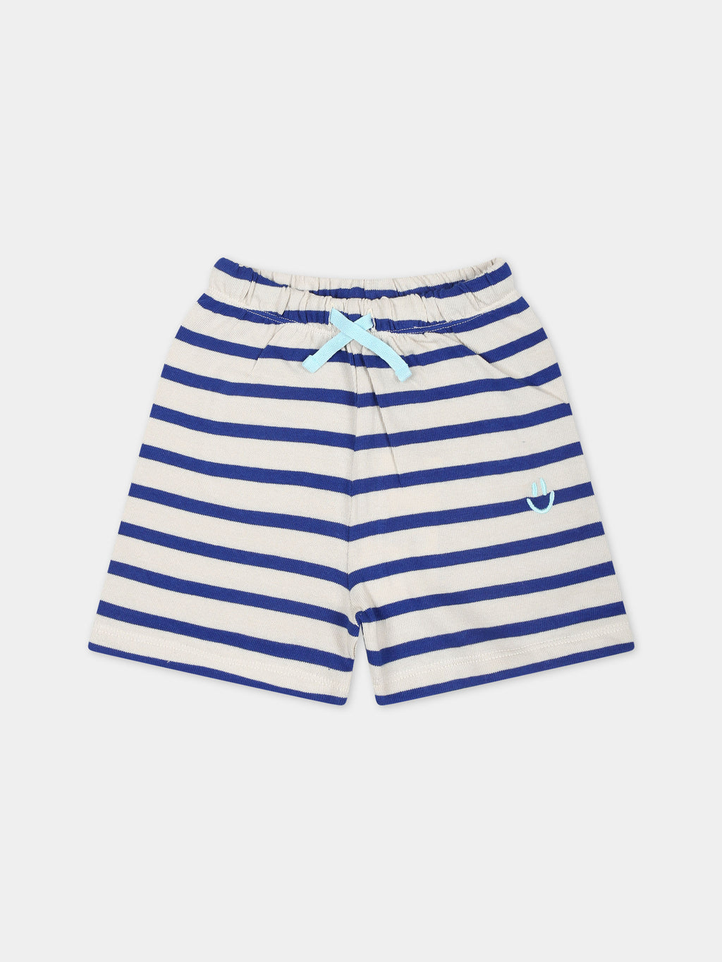 Ivory shorts for babykids with smiley